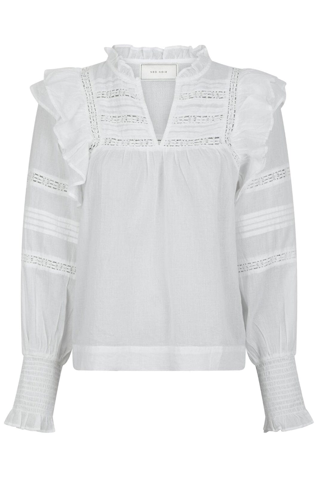 Neo Noir - Mauri S Voile Blouse 164698 - 120 - White