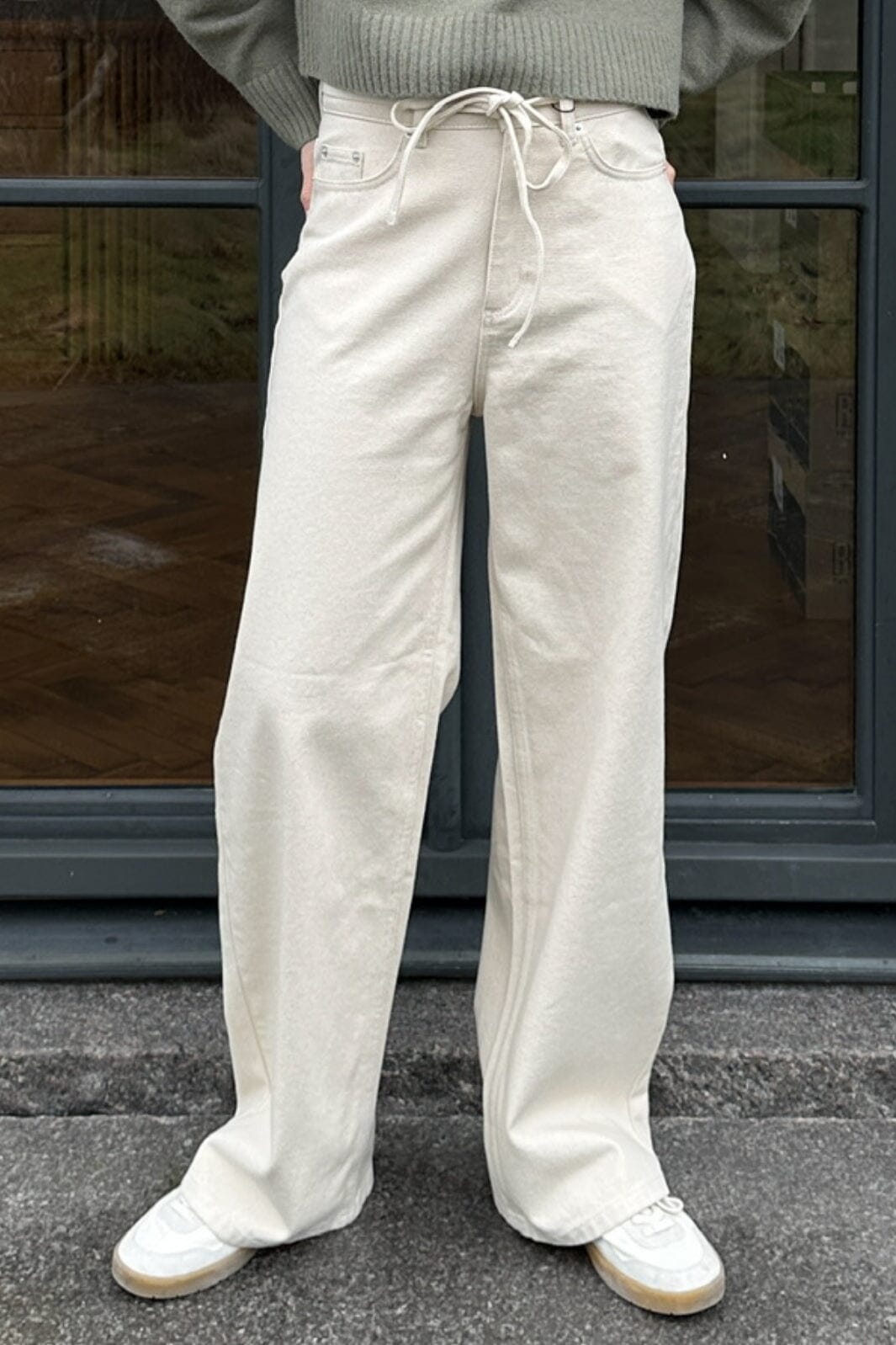 Forudbestilling - Neo Noir - Muran Pants - Ivory Bukser 