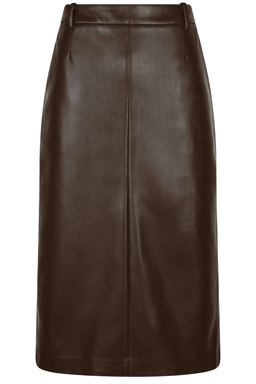 Neo Noir - Nettie Faux Leather Skirt 164502 - 676 - Dark Brown