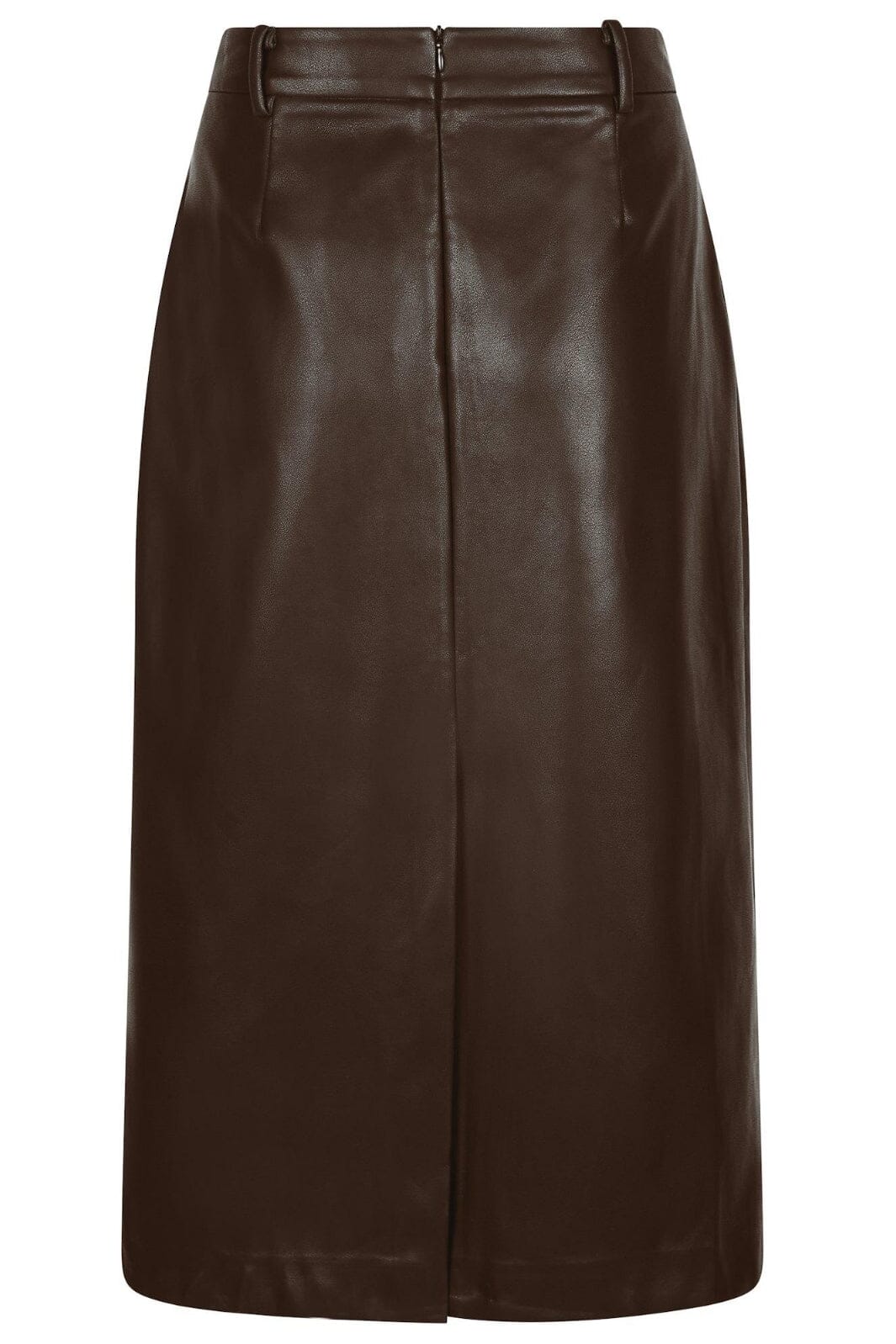 Neo Noir - Nettie Faux Leather Skirt 164502 - 676 - Dark Brown