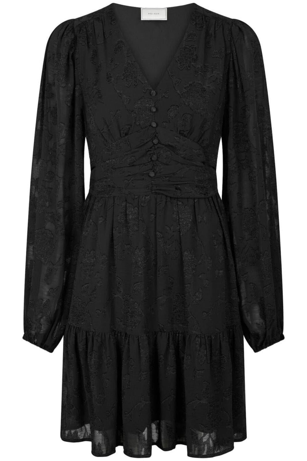 Forudbestilling - Neo Noir - Rihana Burnout Dress - Black Kjoler 