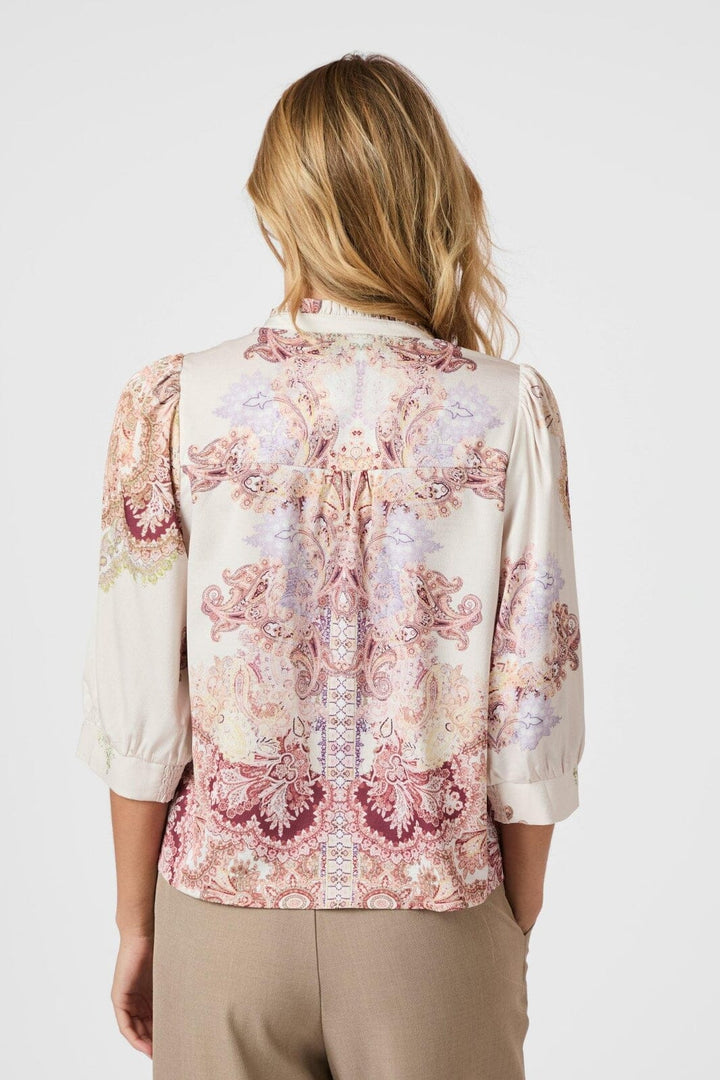 Neo Noir - Roselle Artist Paisley Blouse 165558 - 124 - Ivory