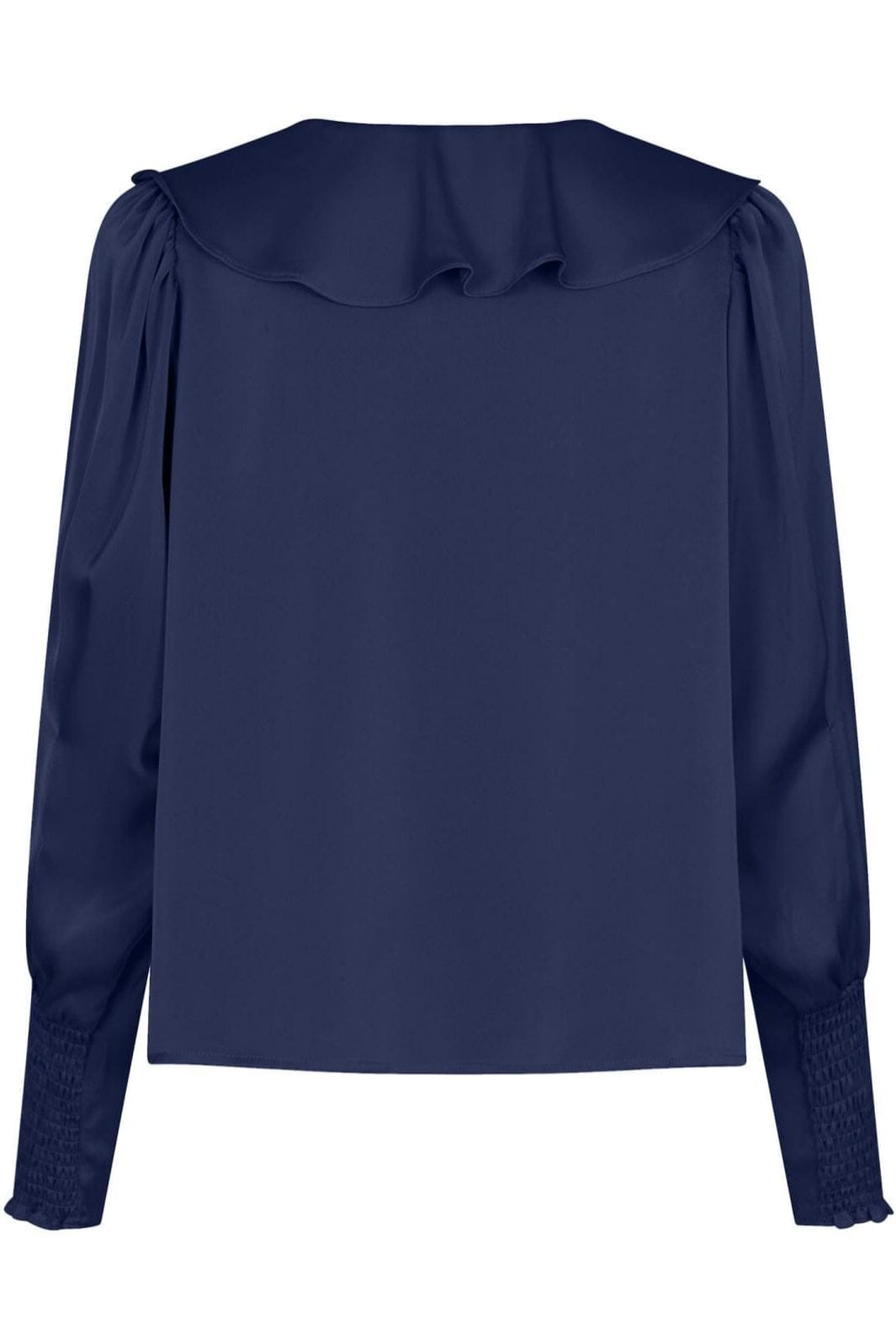 Forudbestilling - Neo Noir - Sandie Sateen Blouse - Navy Bluser 