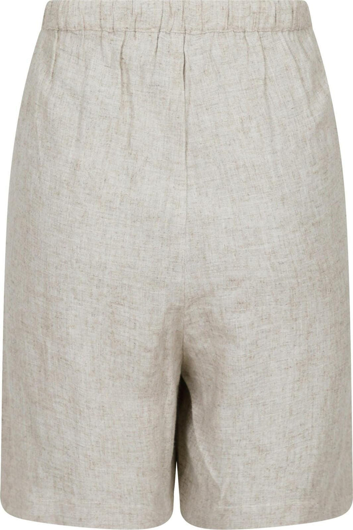 Neo Noir - Santo Soft Linen Shorts - Natural