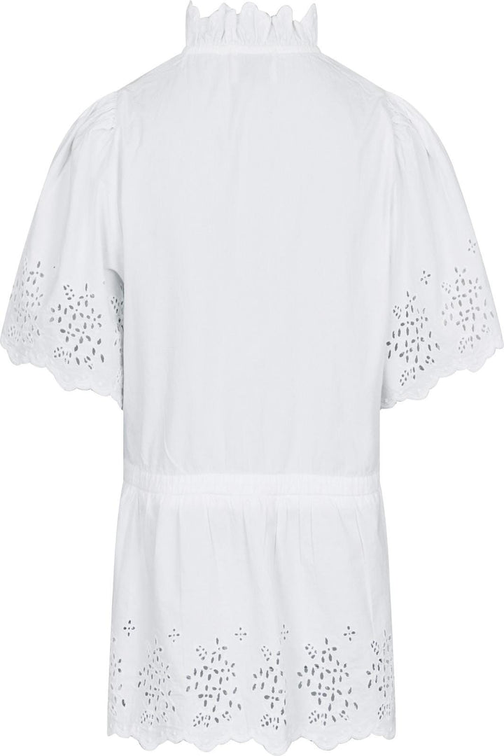 Neo Noir - Satsi Embroidery Blouse - White