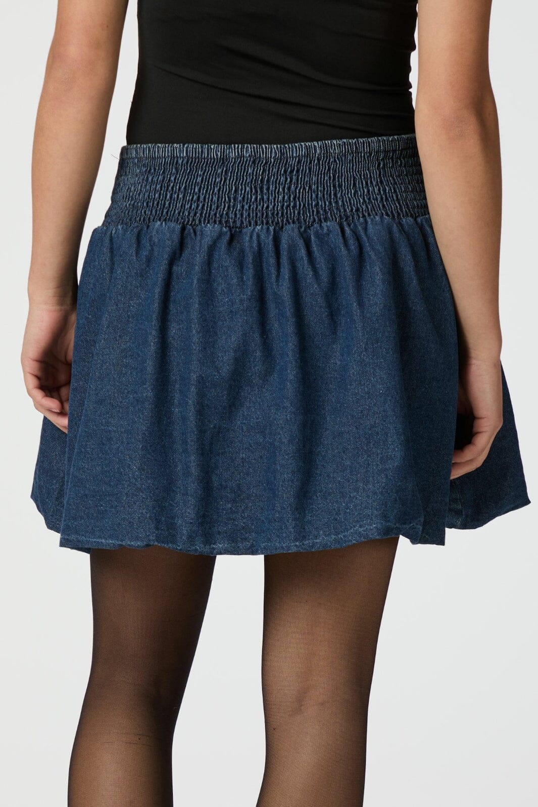 Neo Noir - Solar Denim Balloon Skirt 165053 - 140 - Blue