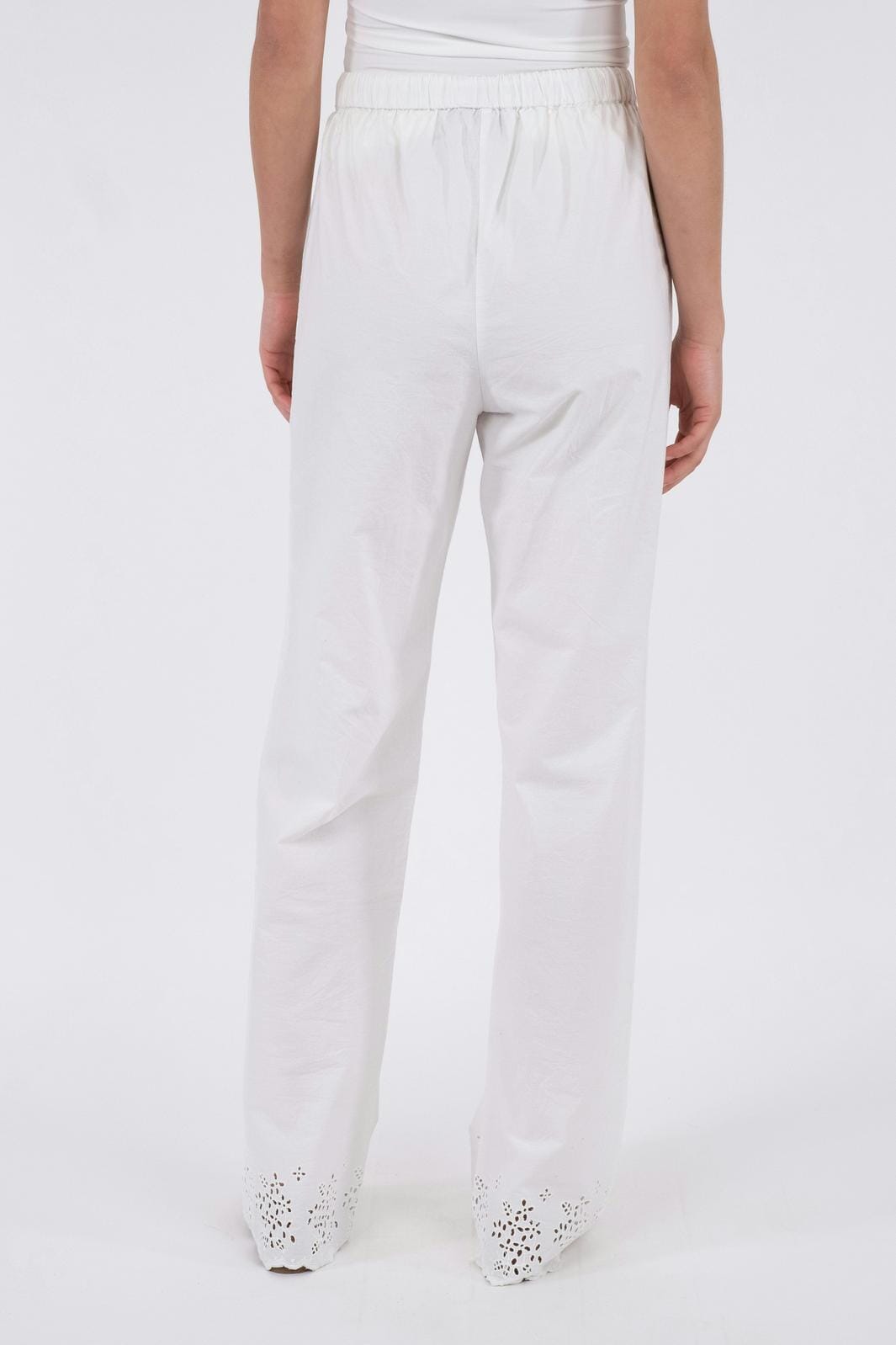 Neo Noir - William Embroidery Pants - White