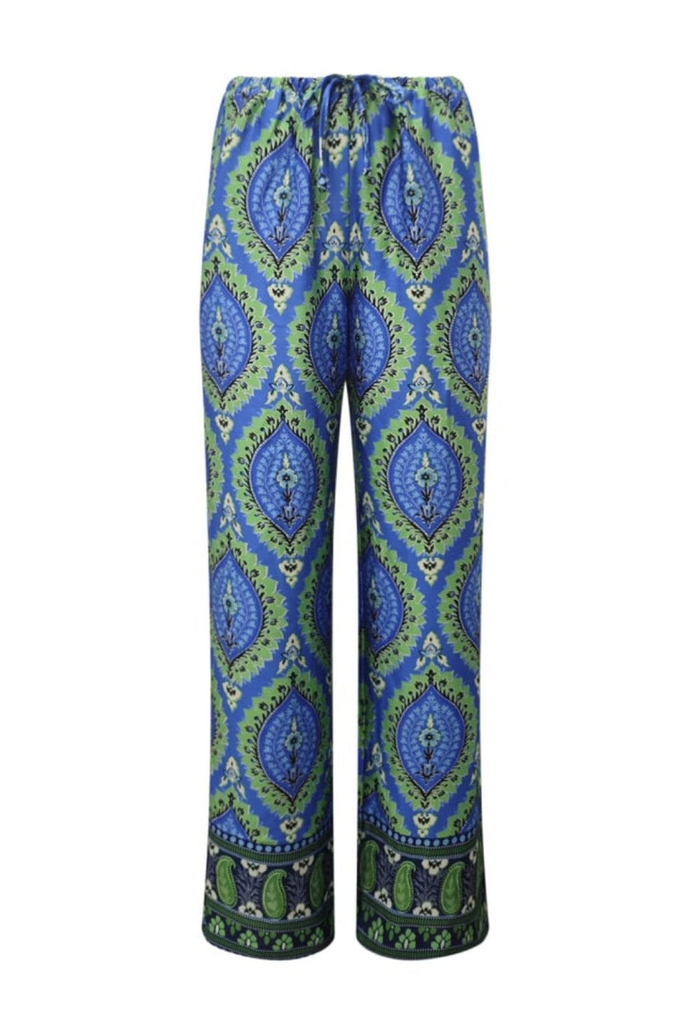 Forudbestilling - Noella - Sally Pants - 1308 Trisha Blue Print Bukser 