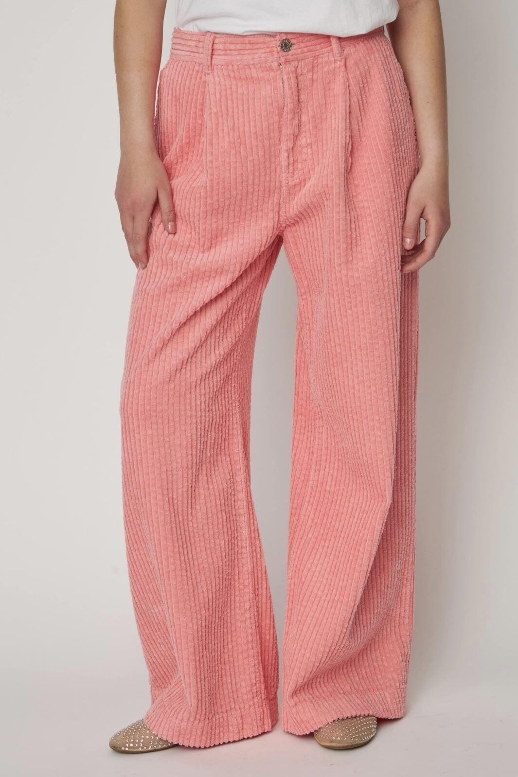 Stella Nova - Corduroy Long Pants - 567 Amazing Pink Bukser 