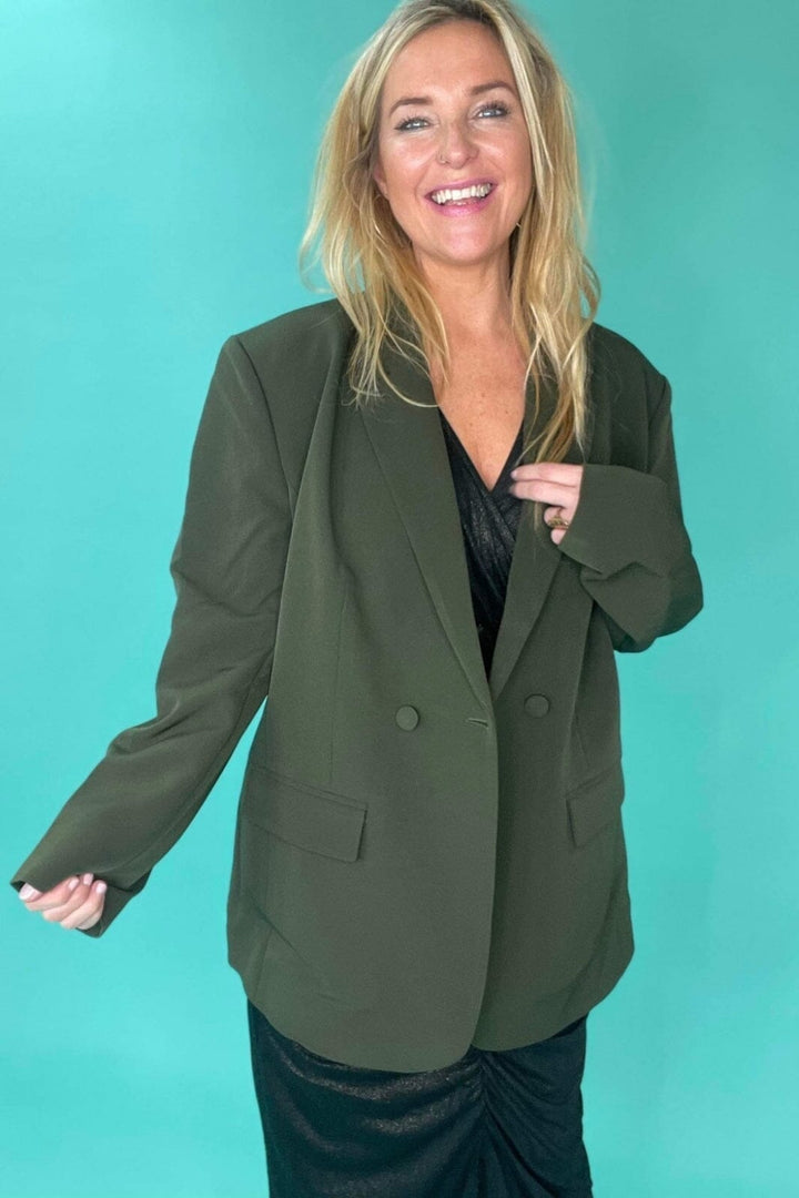 Forudbestilling - Valentin Studio - Lady Boss Blazer - Army (Start December) Blazere 