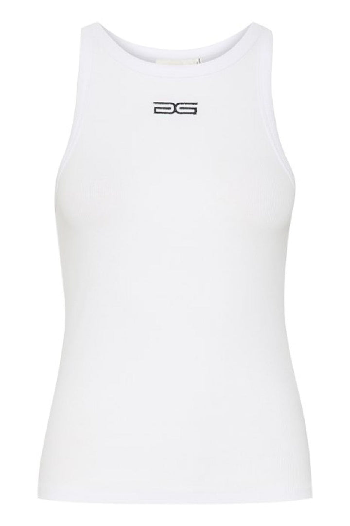 Gestuz - DrewGZ sl logo tank - Bright White Toppe 