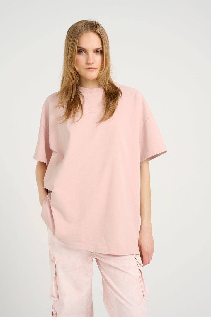 Gestuz - Millogz Oversize Tee 10909709 - 106921 - Light Pink Washed T-shirts 