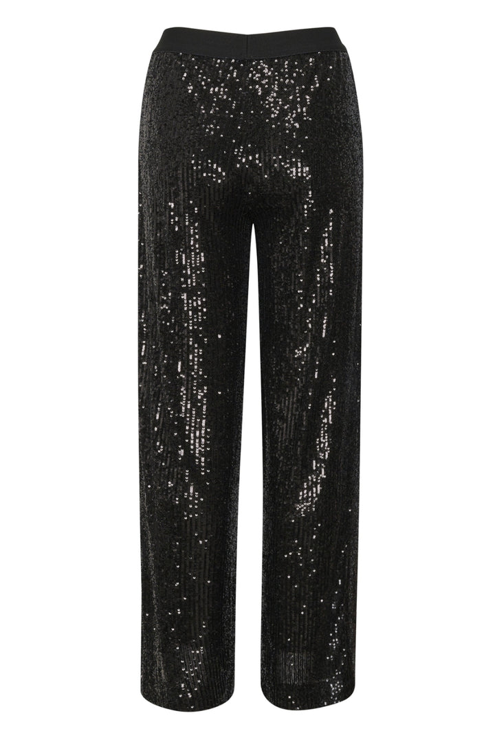 Gestuz - SittiaGZ HW wide pants - Black Bukser 