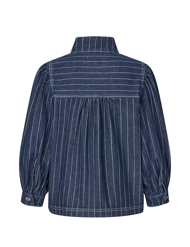 Global Funk - Nanaya-G - 608 Navy Pinstripe Skjorter 