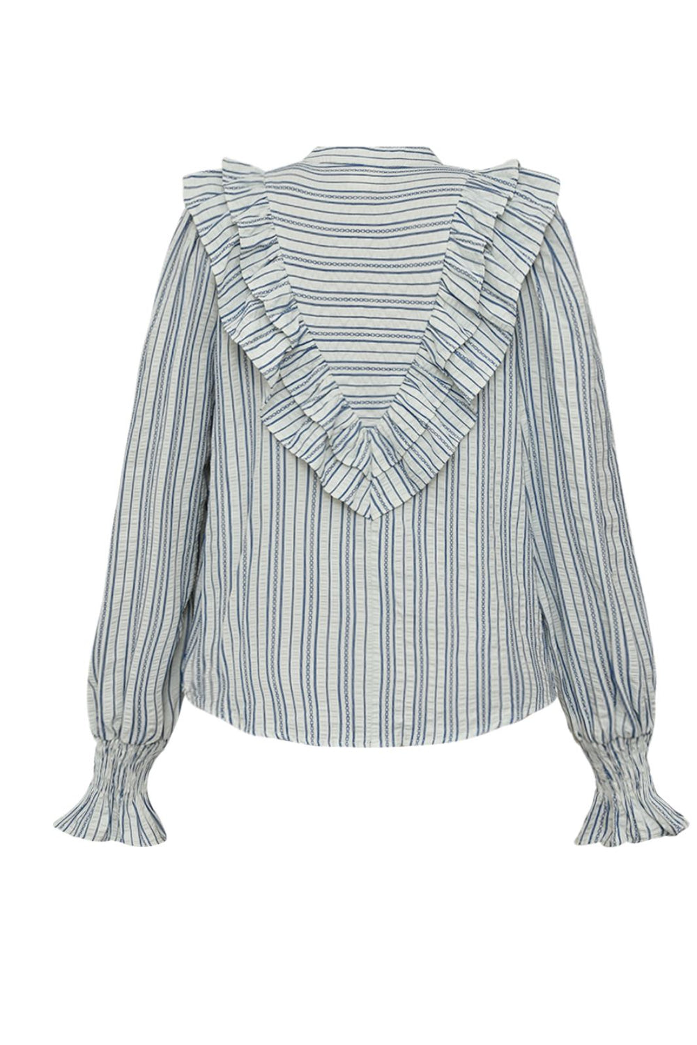 Gossia - Cocogo Lu Shirt G2364 - Blue - Off-White Stripes Skjorter 