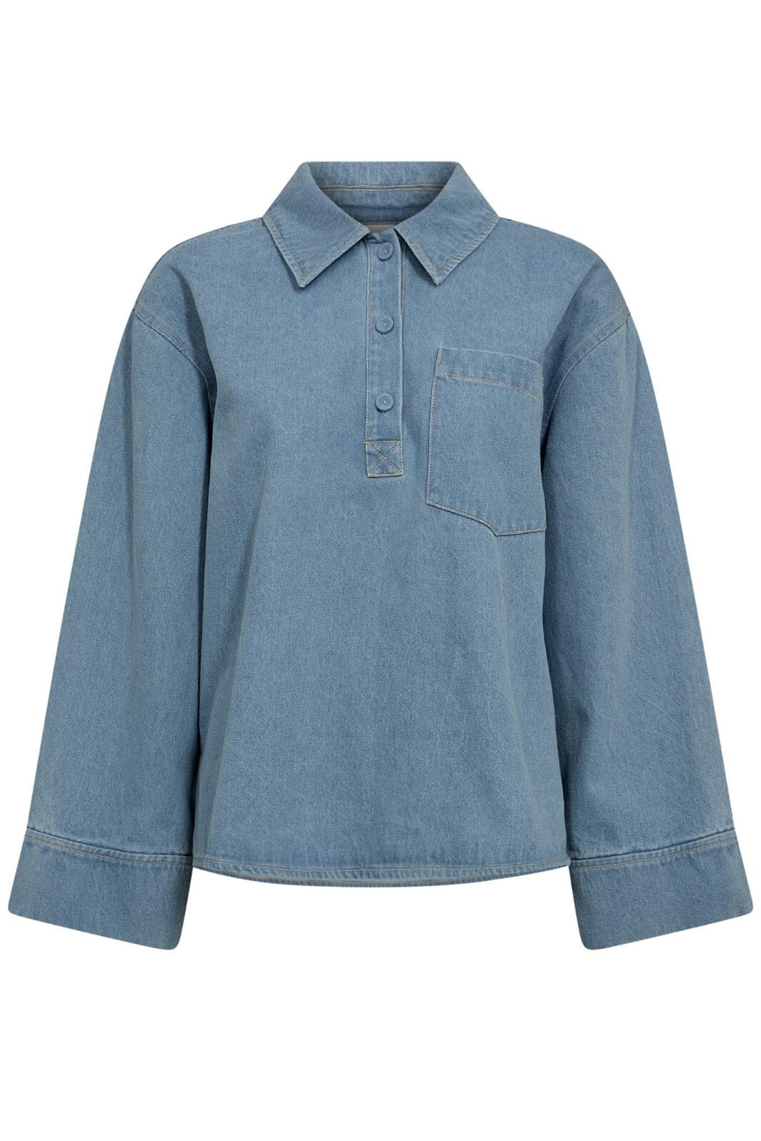 Gossia - Kimigo Shirt G2291 - Blue Denim Skjorter 