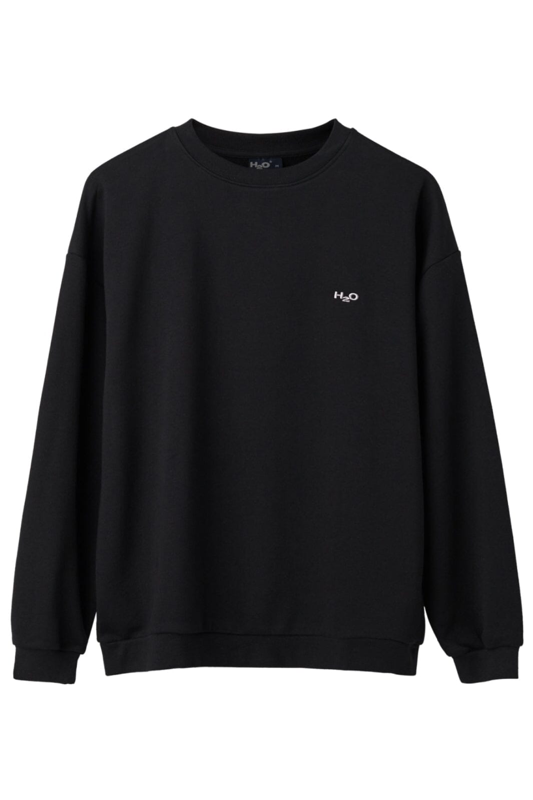 H2O - Base Woman Sweat O'Neck - 3500 Black Sweatshirts 