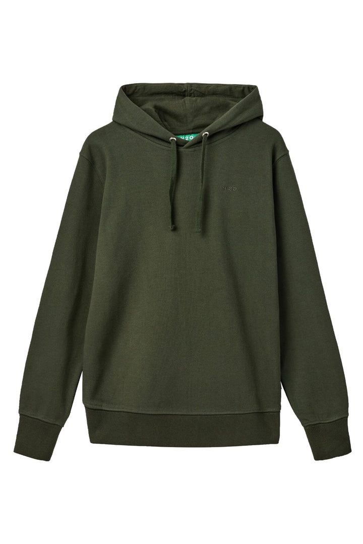 H2O - Happy Organic Sweat Hoodie - 3020 Army Sweatshirts 