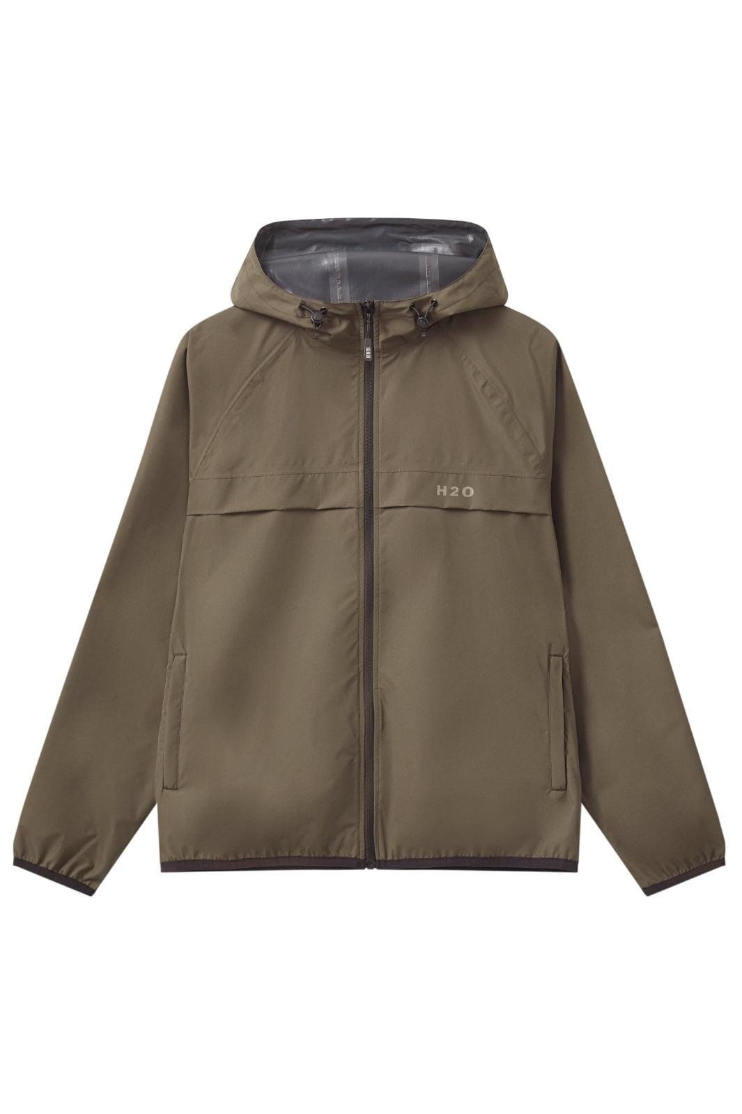 H2O - Rømø Lw Rain Jacket Packable - 3553 Dusty Oak Regnjakker 