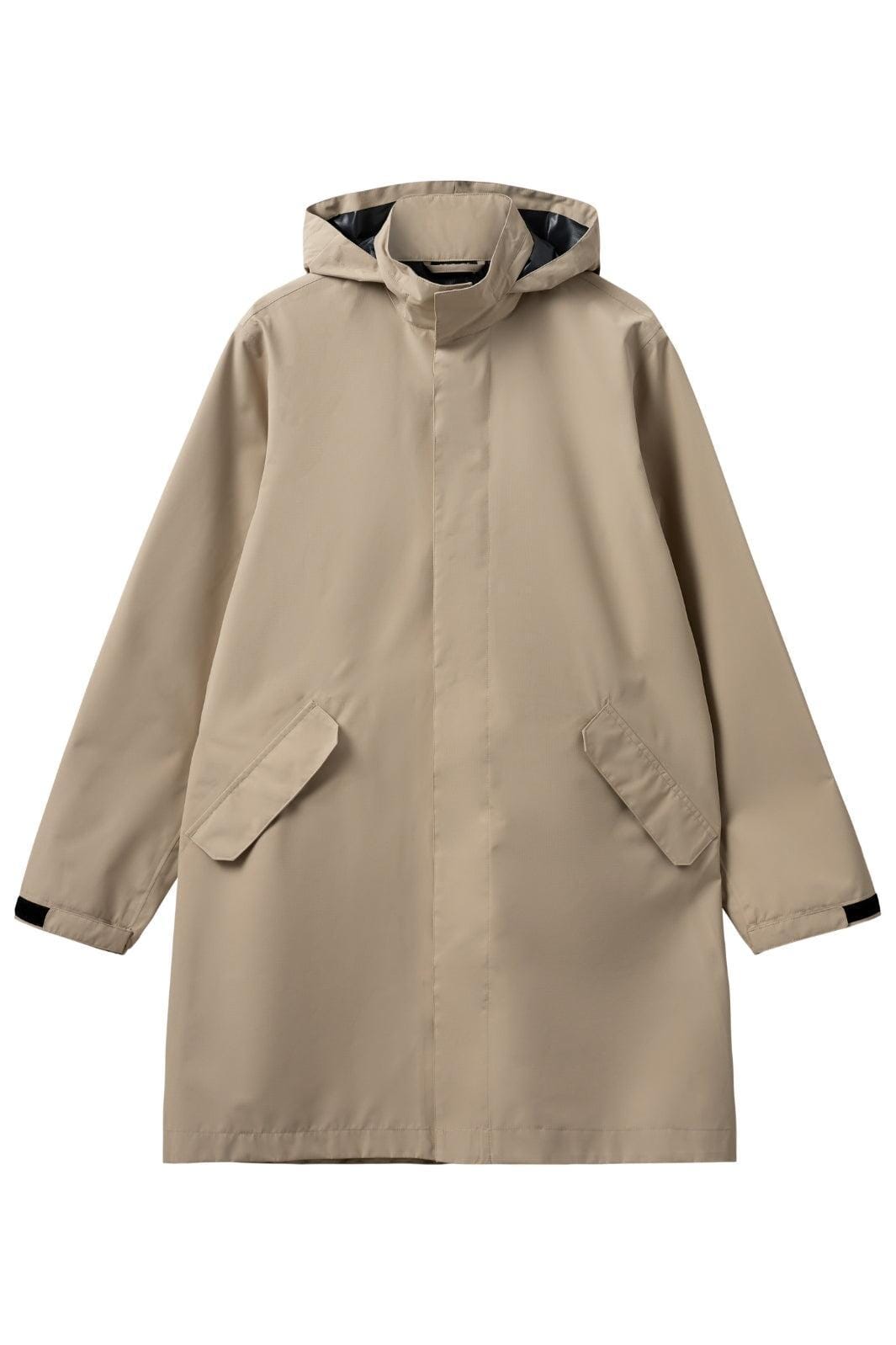 H2O - Rømø Lw Rain Long Jacket - 1034 Warm Grey Regnjakker 