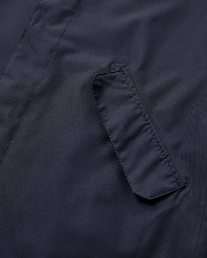 H2O - Rømø Lw Rain Long Jacket - 2500 Navy Regnjakker 