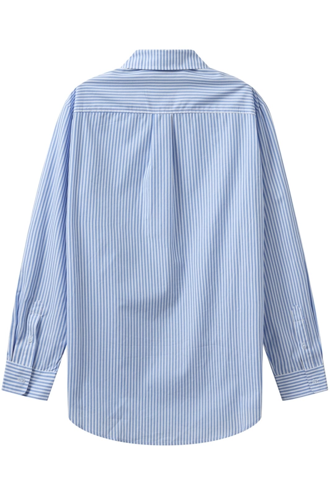 H2O - Rønne Essential Pajamas Shirt L/S 101018 - 7760 - Blue/White Stripe