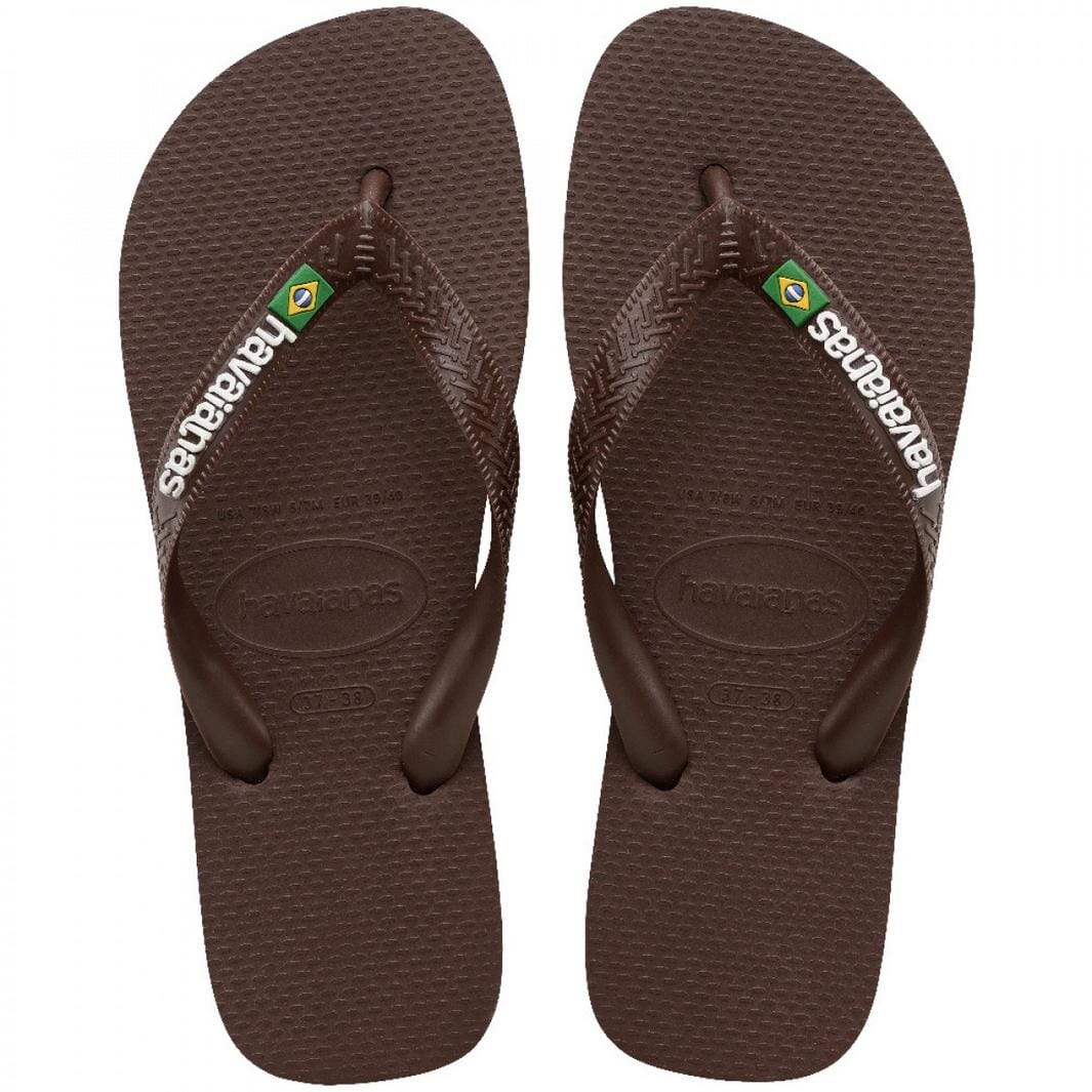 Havaianas - Hav. Brasil Logo - 2673 D. Brown/white