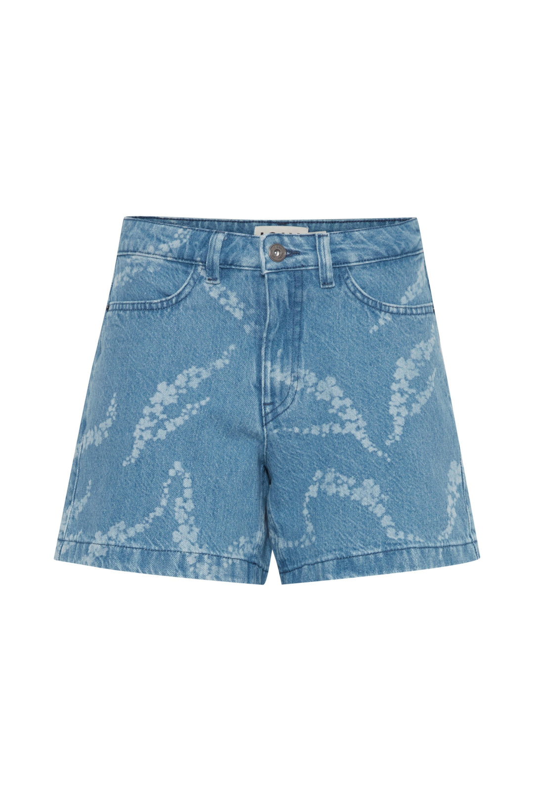 Ichi - Ihbiane Sho3 - 200751 Washed Blue, Denim Shorts 