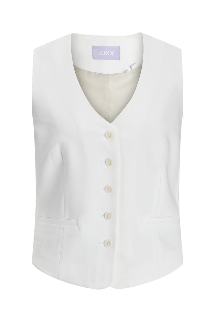 Jjxx - Jxana Mary Waistcoat Tlr - 4715168 Star White