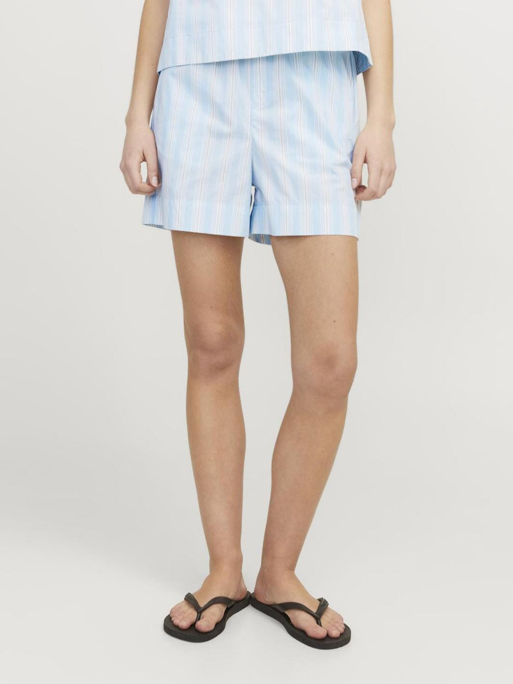 Jjxx - Jxava Poplin Shorts - 4651927 Cashmere Blue Striped