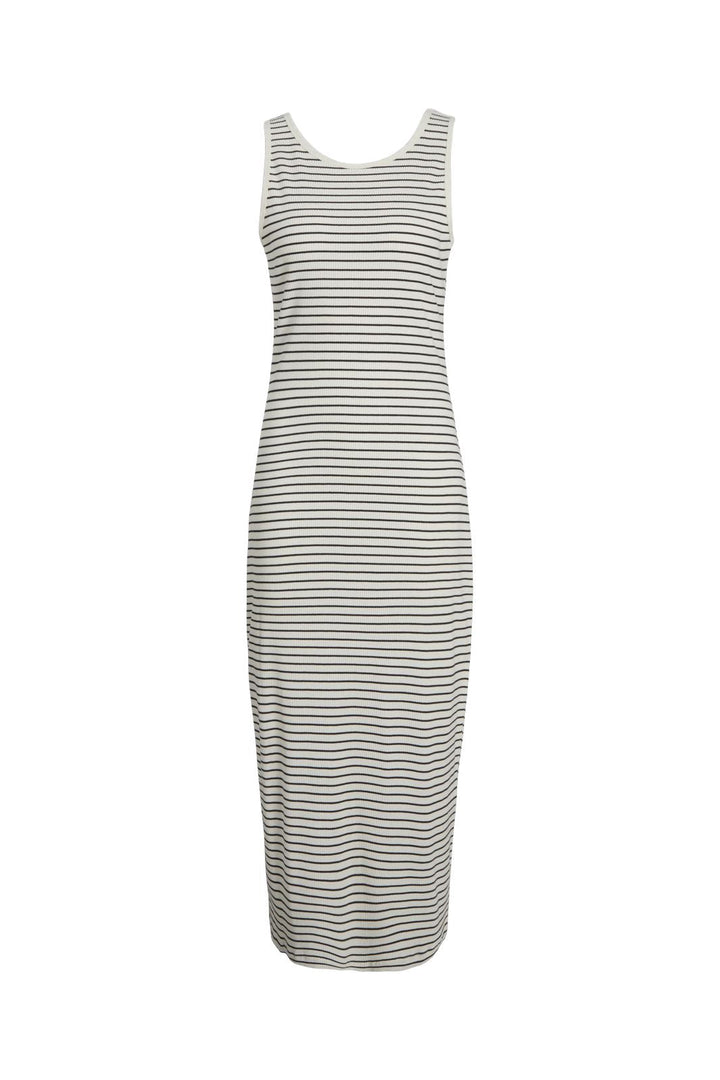 Jjxx - Jxdagmar Tight Sl Long Dress Sn - 4501579 Vanilla Ice Caviar