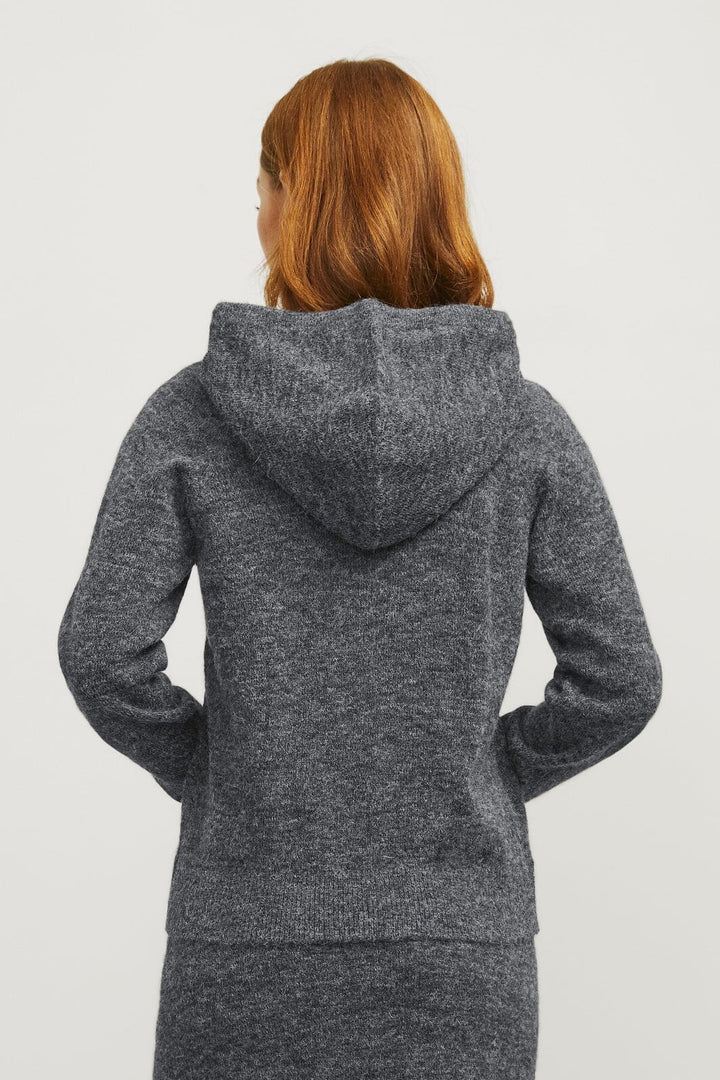 Jjxx - Jxevi Hoodie Knit Sn 12261550 - 4629279 - Dark Grey Melange