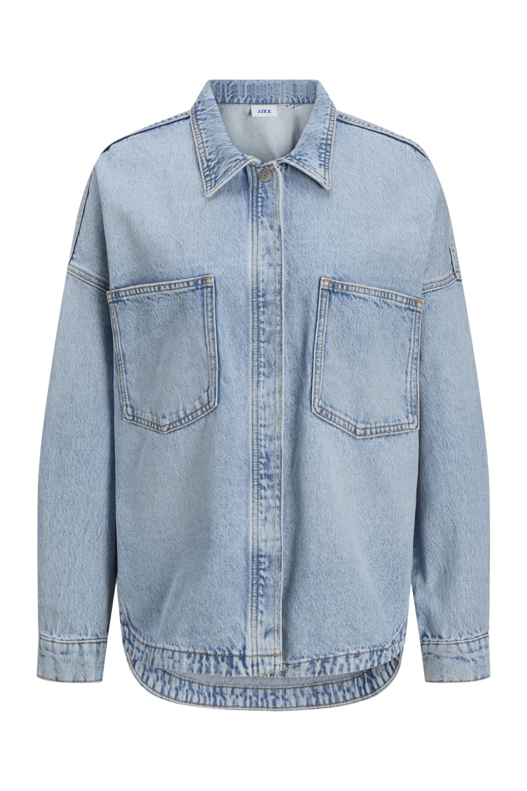 Jjxx - Jxjamila Ls Denim Overshirt - 4701985 Light Blue Denim