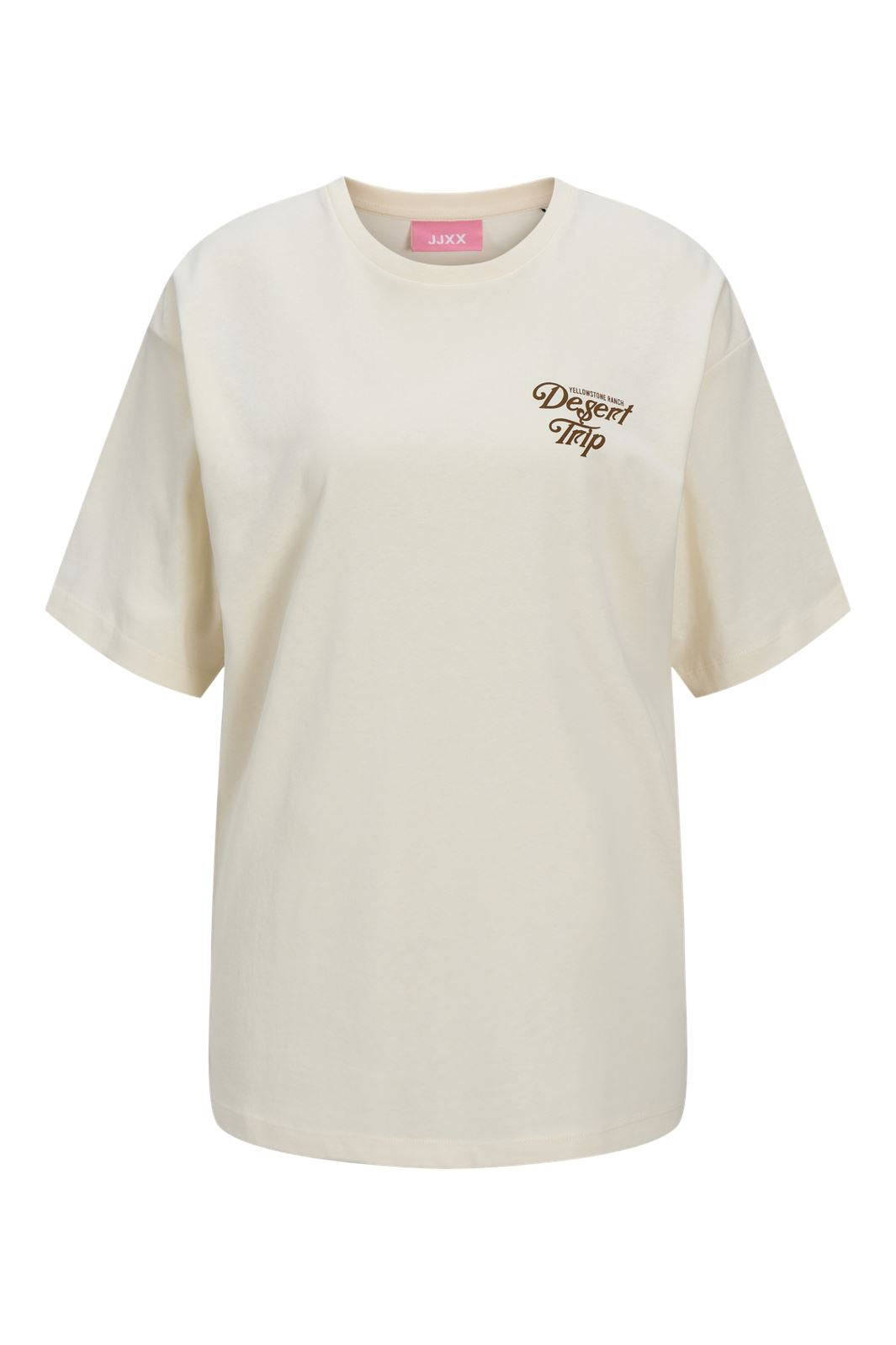 Jjxx - Jxkatinka Loose Ss Tee - 4732484 Egret Desert Trip