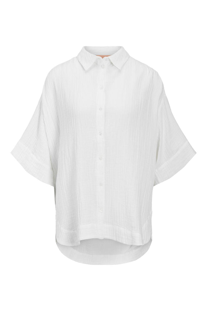 Jjxx - Jxmia Ss Muslin Shirt - 4483096 White