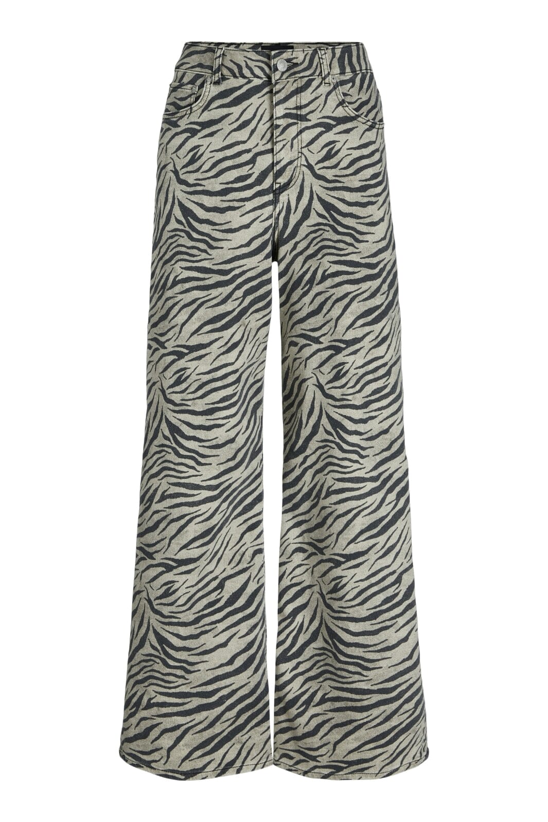 Jjxx - Jxsarah Tokyo Zebra Wide Pant 12276438 - 4757371 - Feather Gray Zebra