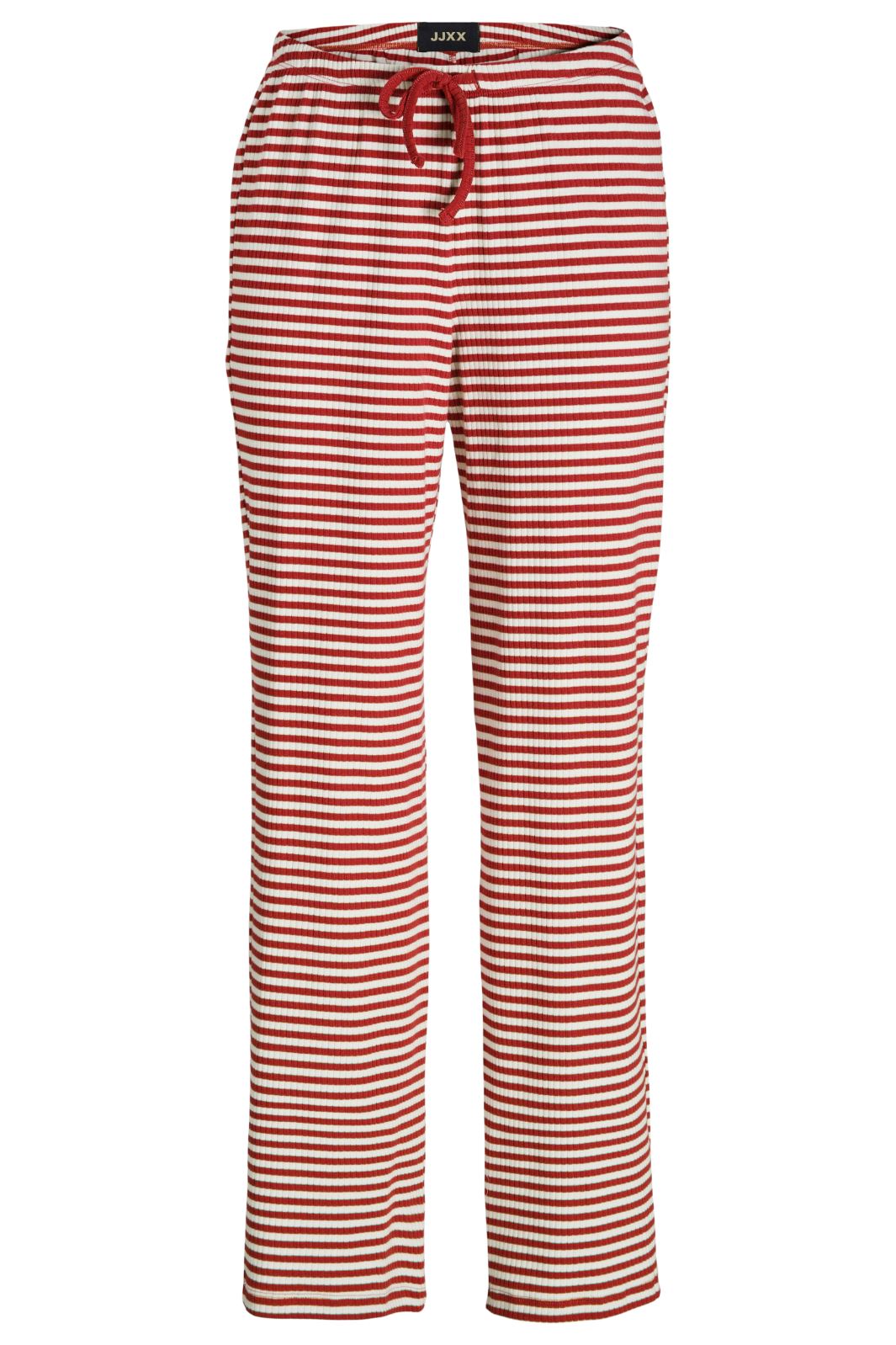 Jjxx - Jxstella Rlx Wide Pants - 4804286 Vanilla Ice Racing Red Bukser 