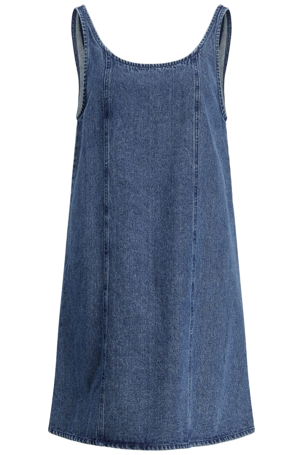 Jjxx - Jxstella Sl Short Denim Dress 12269051 - 4648107 - Dark Blue Denim