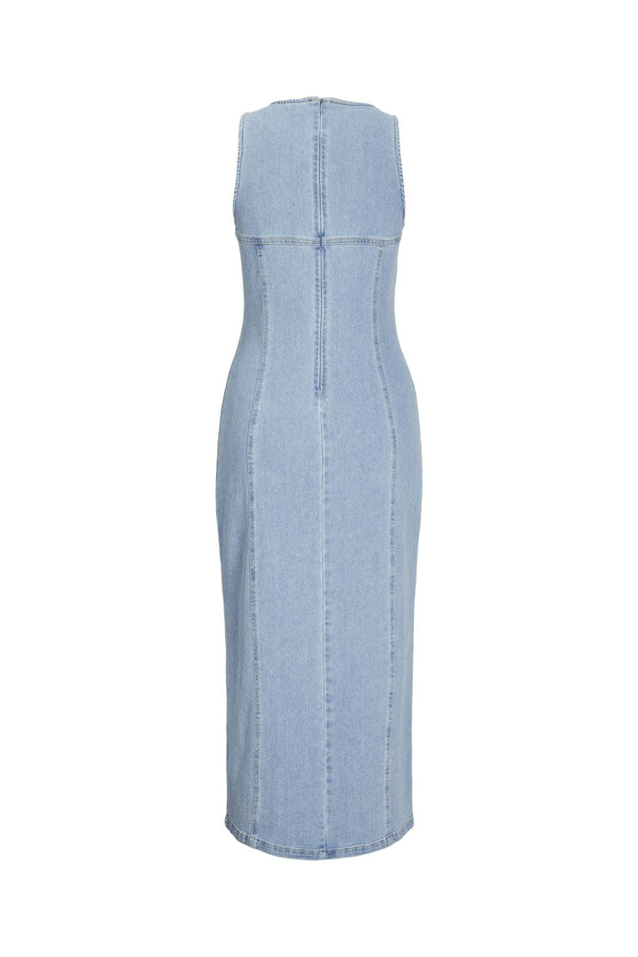 Jjxx - Jxtinga Slim Long Denim Dress - 4646812 Light Blue Denim