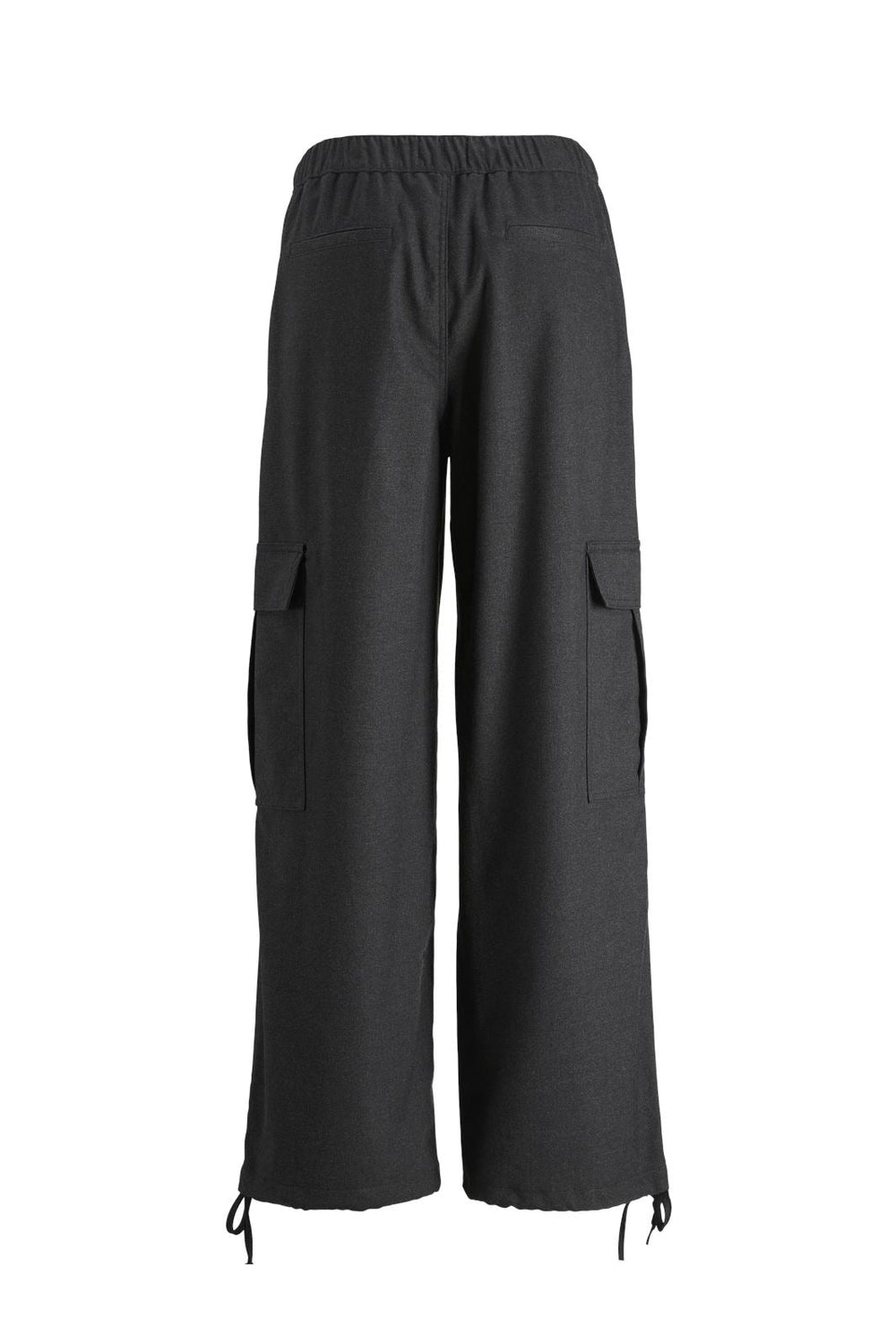 Jjxx - Jxyoko Melange Cosy Cargo Pant - 4537052 Dark Grey Melange