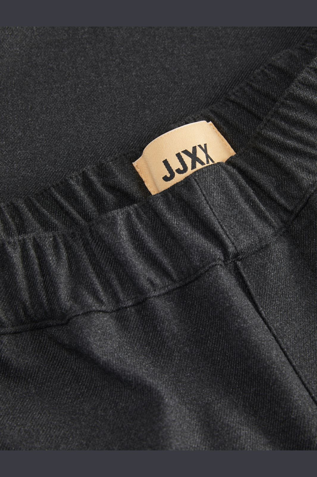 Jjxx - Jxyoko Melange Cosy Cargo Pant - 4537052 Dark Grey Melange