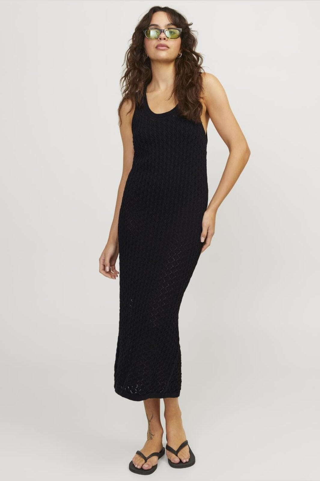 Jjxx - Jxzuri Long Dress Knit - 4519717 Black Kjoler 