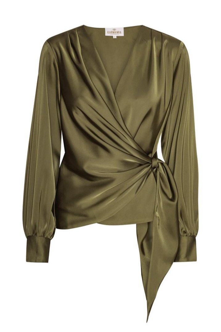 Karmamia - Ines Blouse - Semi Rich Olive