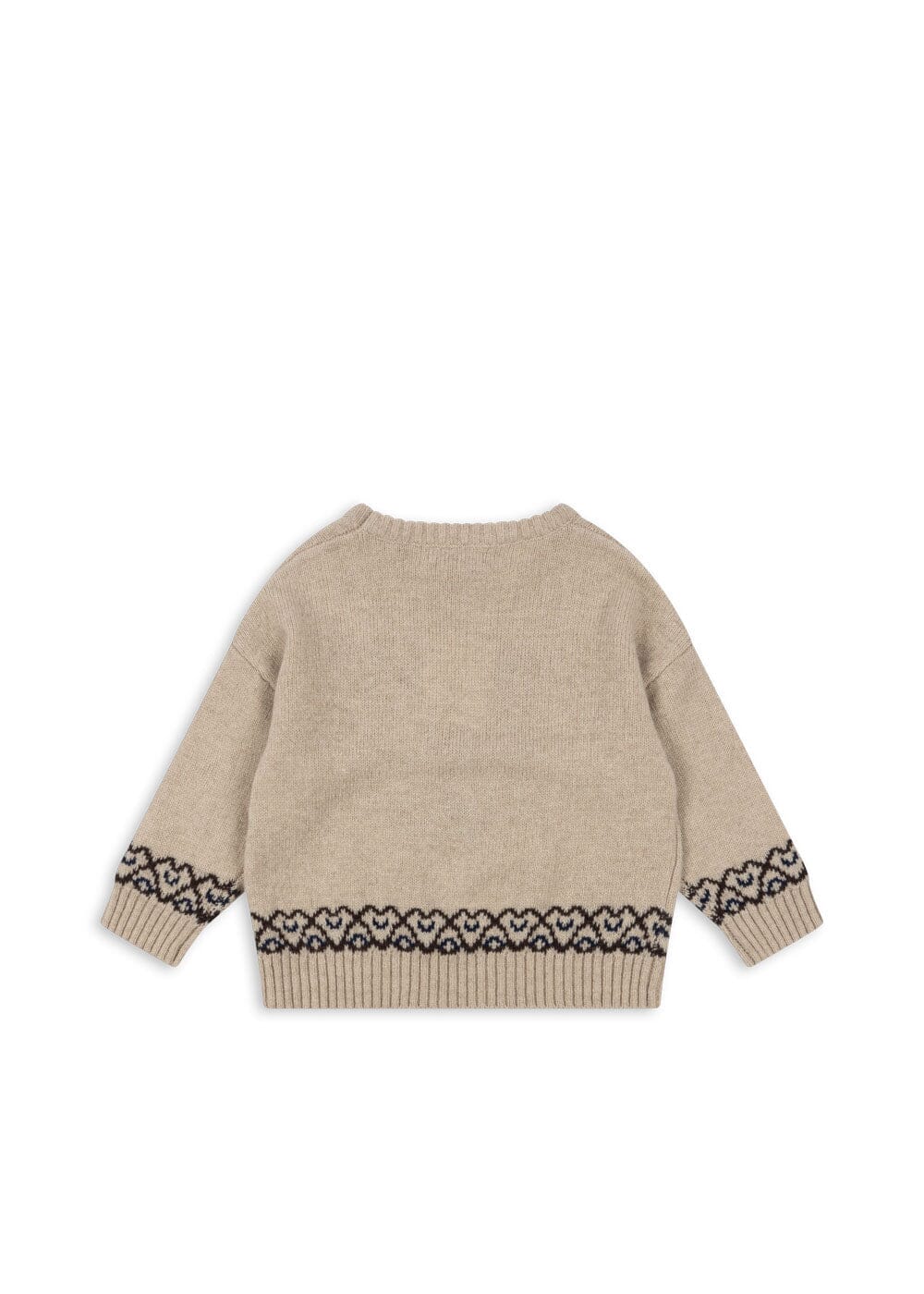 Konges Sløjd - Carola Sweaterks101918 - Off White Melange Strikbluser 