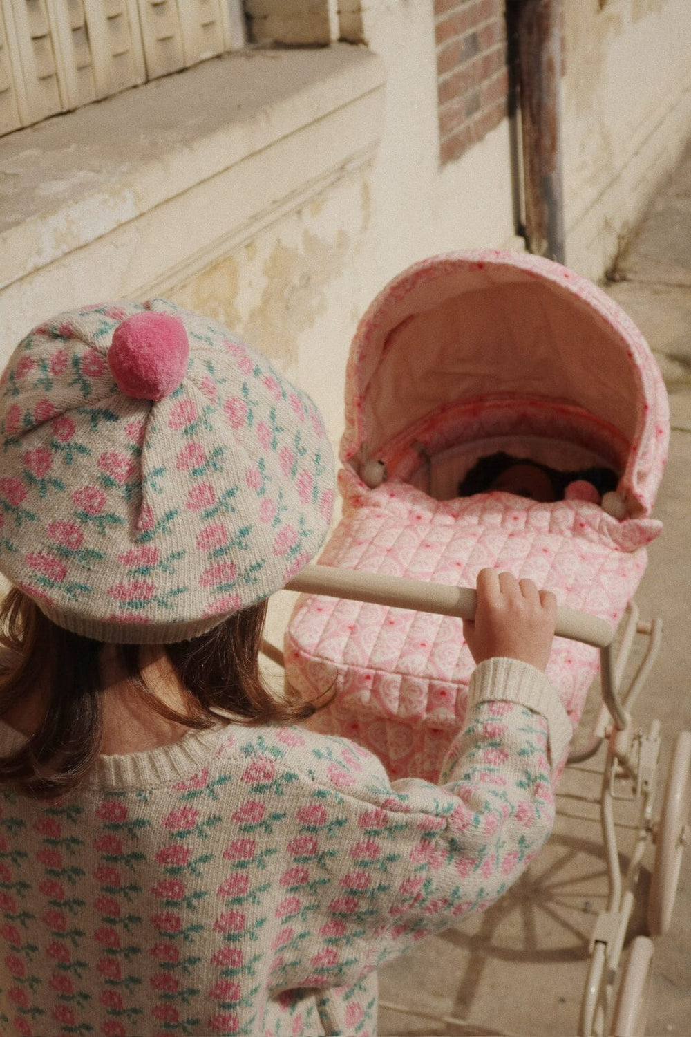 Konges Sløjd - Doll Pram Ks102918 - Lacy Pink