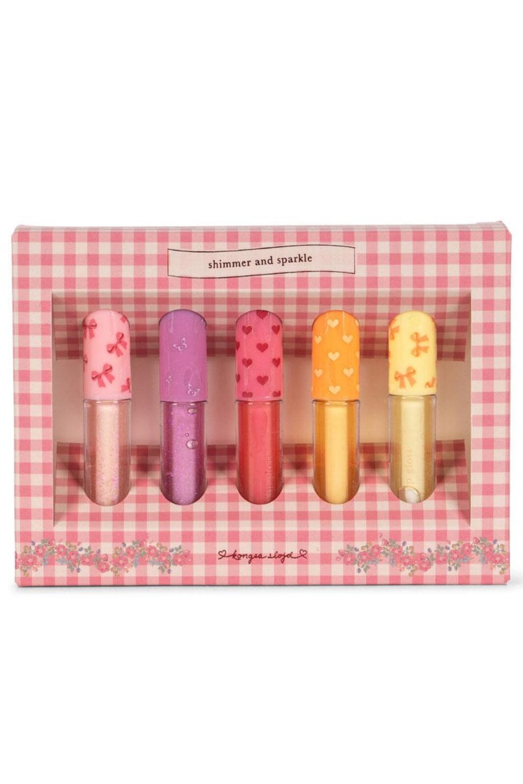 Konges Sløjd - Glitter Lip Gloss 5 Pcs Ks102826 - Multi