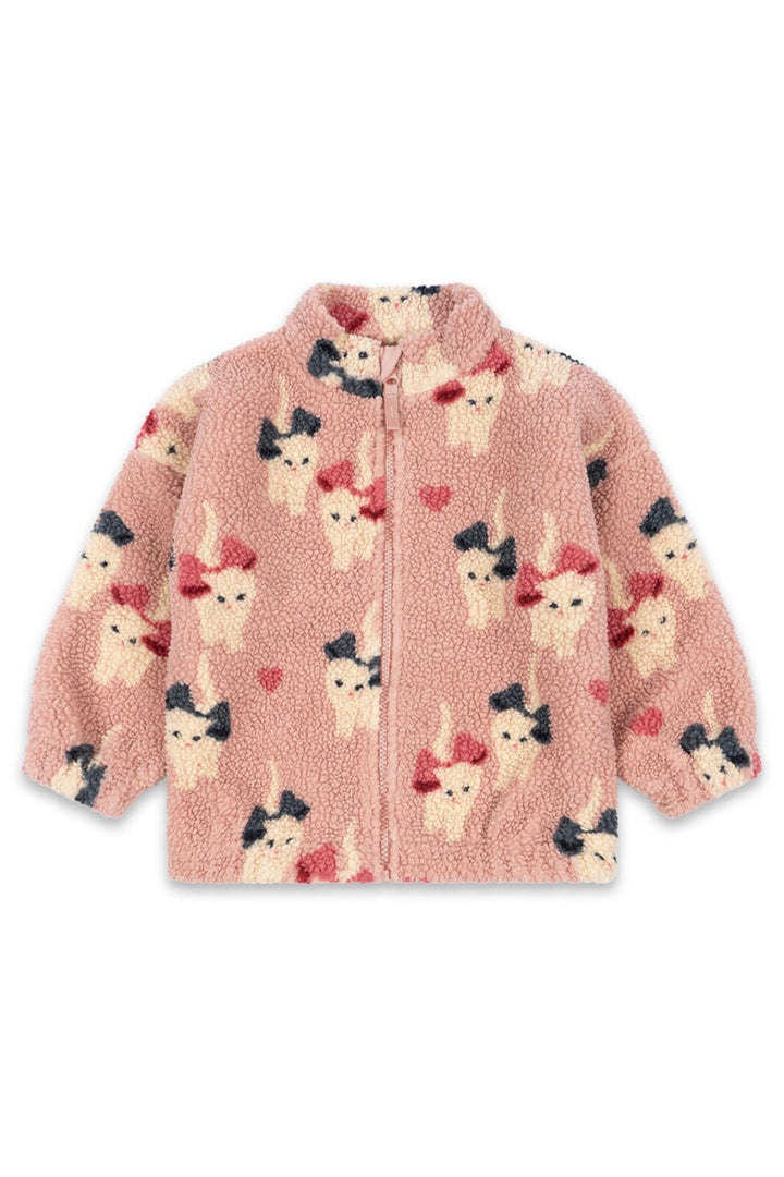 Konges Sløjd - Jody Teddy Jacket Grs Ks102308 - Bow Kitty