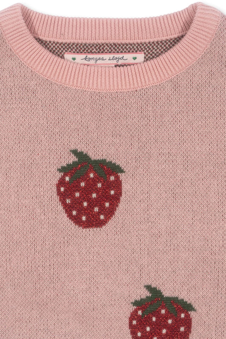 Konges Sløjd - Lapis Lurex Knit Blouse Ks102260 - Strawberry