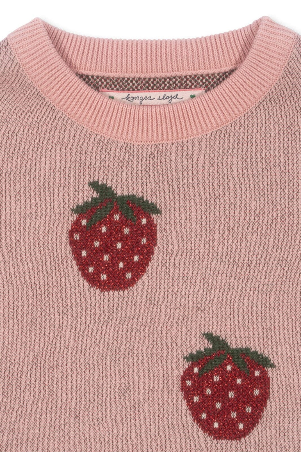 Konges Sløjd - Lapis Lurex Knit Dress Ks102262 - Strawberry