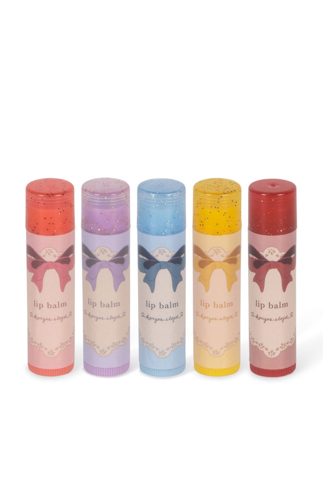 Konges Sløjd - Lip Balm Glitter 5 Pcs Ks102864 - Multi